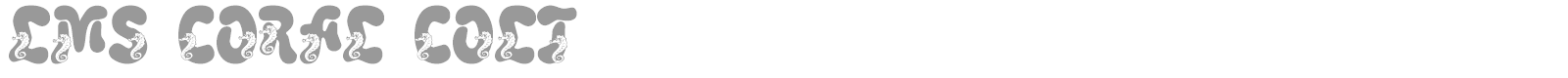 LMS Coral Colt font preview